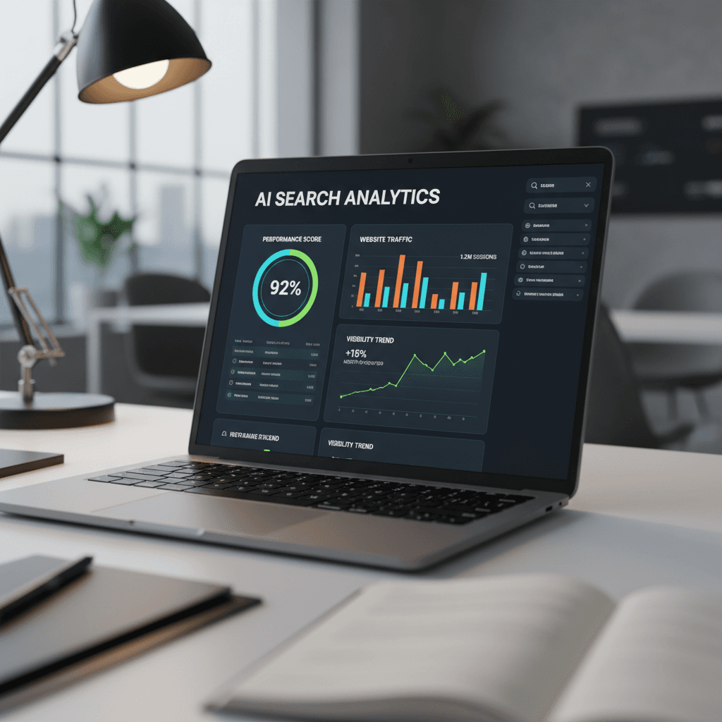 AI search visibility audit dashboard