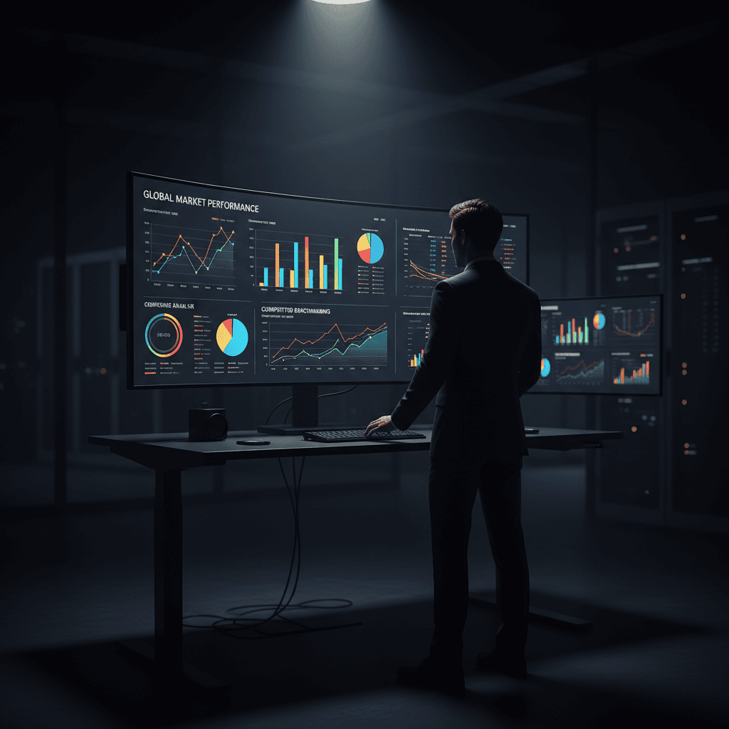 Competitive analysis dashboard and metrics